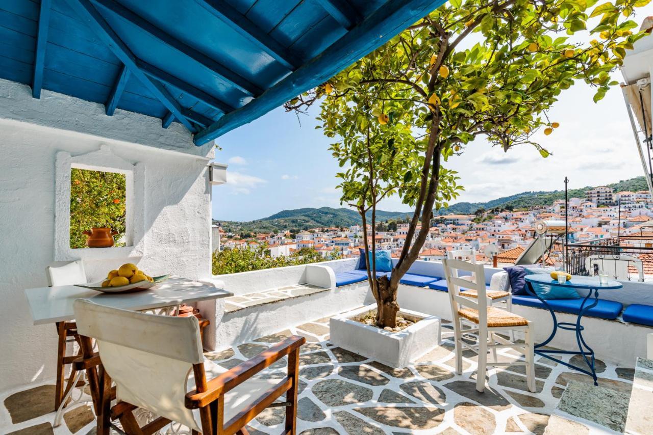 The Lemon Tree House Villa Skópelos Eksteriør bilde