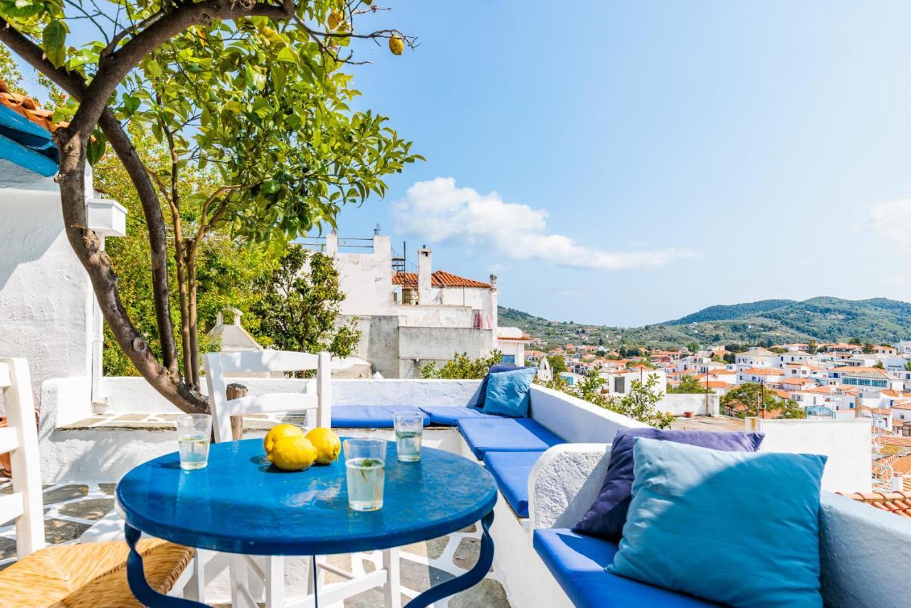 The Lemon Tree House Villa Skópelos Eksteriør bilde
