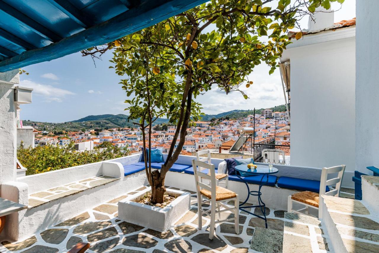 The Lemon Tree House Villa Skópelos Eksteriør bilde