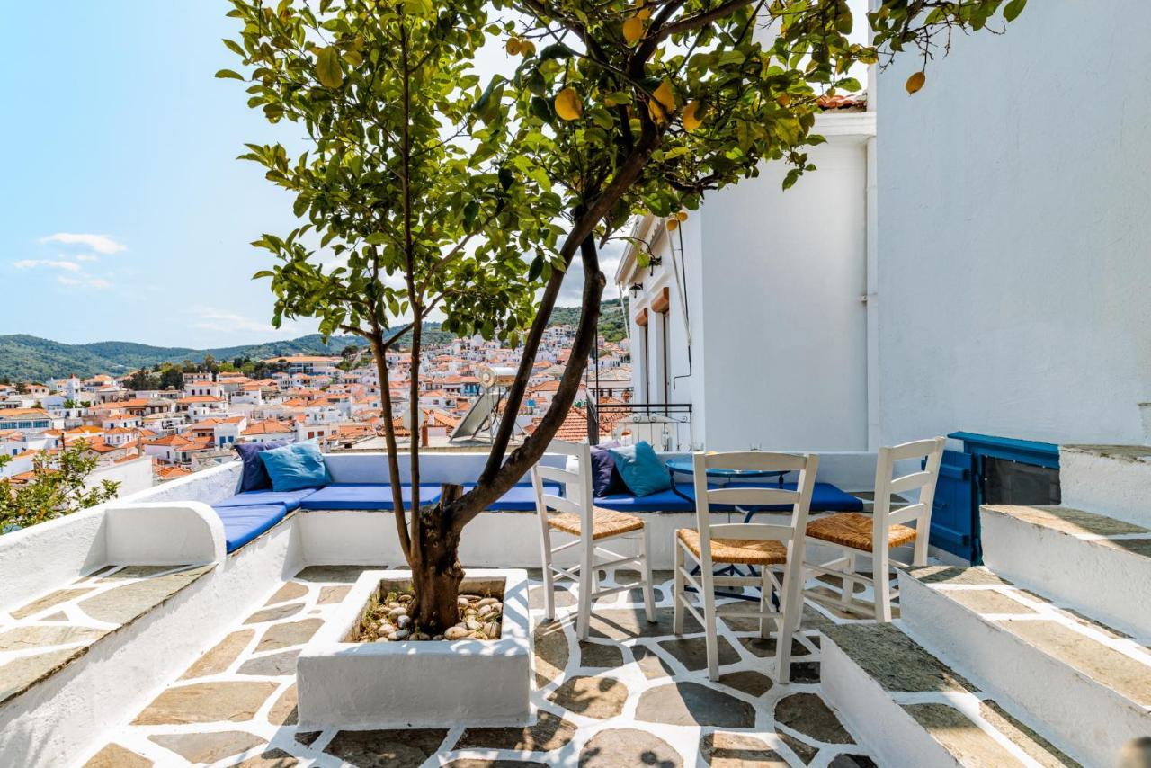 The Lemon Tree House Villa Skópelos Eksteriør bilde
